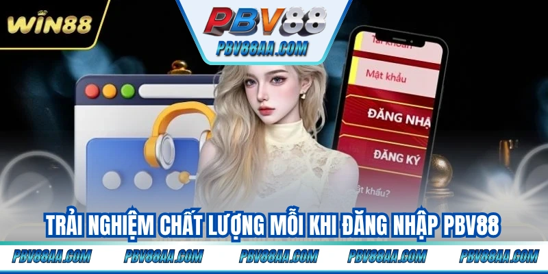 Trải nghiệm chất lượng mỗi khi đăng nhập PBV88