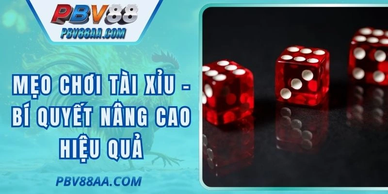 Mẹo Chơi Tài Xỉu - Bí Quyết Nâng Cao Hiệu Quả Tại PBV388