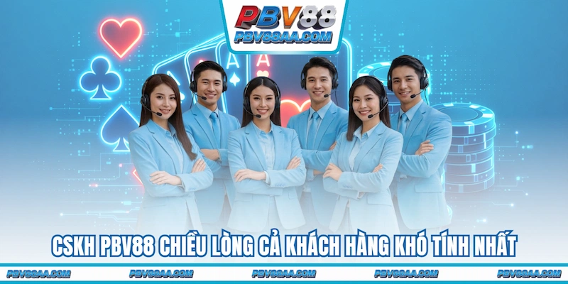 CSKH PBV88 chiều lòng cả khách hàng khó tính nhất