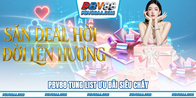 PBV88 tung list ưu đãi siêu cháy